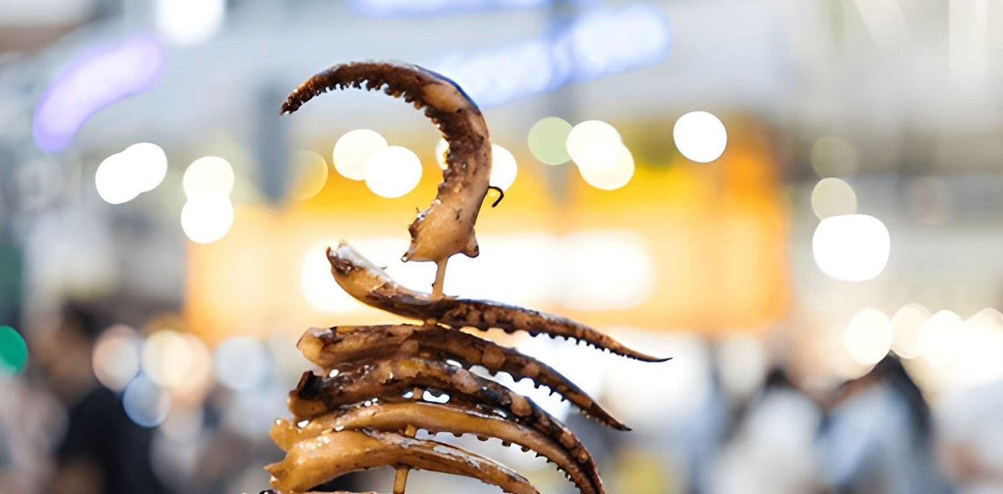 Grilled Squid Skewer